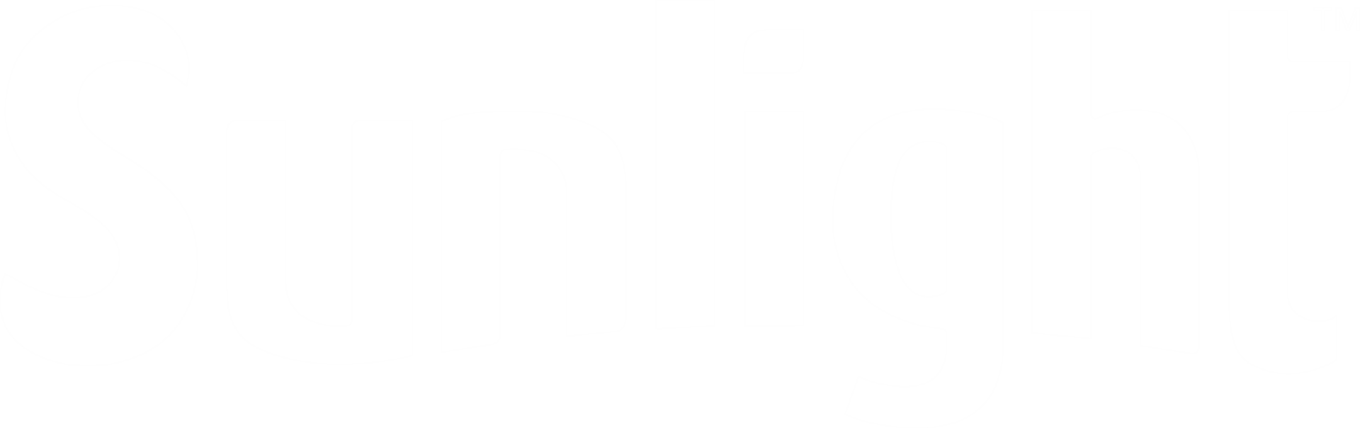 White logo